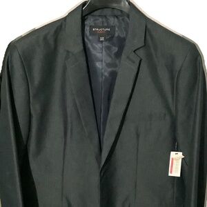 [NEW] STRUCTURE Men's Textured Slim Fit Blazer XL